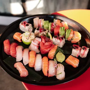 sashimi, sushi and sashimi, food, sushi