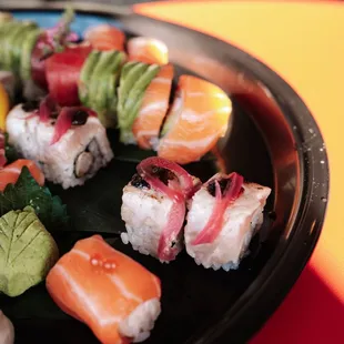 sushi, food, sashimi, sushi and sashimi