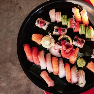 food, sushi and sashimi, sushi, sashimi