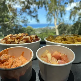 Fried Chicken Bowl  Drink  Pork Katsu Curry BowlDrink  Poke was from next door @ Keeamoku Seafood