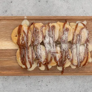 a pastry on a cutting board
