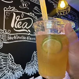 Osmanthus Lime Green Tea W/Jasmine Jelly
