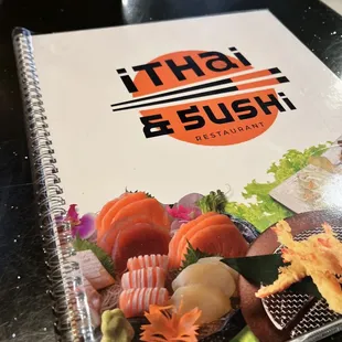 Menu cover