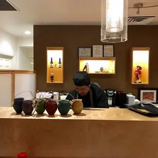 Other sushi chef rocking the bar.