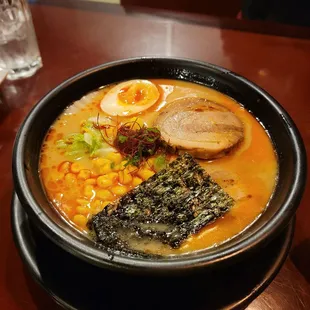 a bowl of ramen