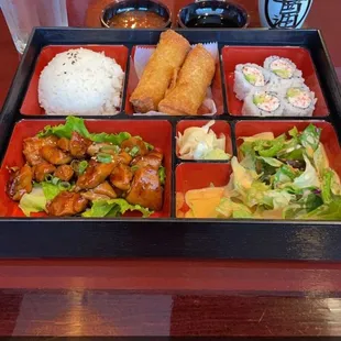 chicken teriyaki bento box