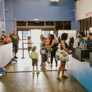 Check in at the front desk to get grip socks and a wristband.