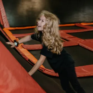 Main court for tumbling and free play.