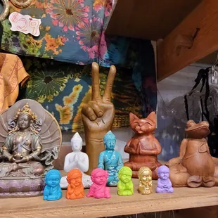 Buddhist deity statues