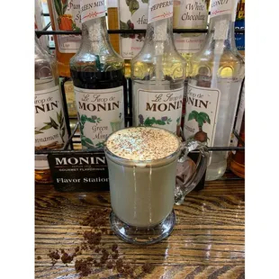 We offer all types of specialty drinks, smoothies, specialty teas, espresso drinks, and fresh brewed iced tea.