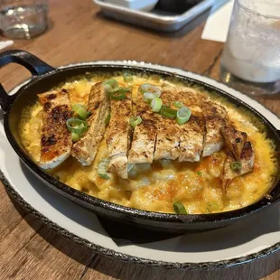 blackened chicken mac and cheese