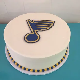St. Louis Blues grooms cake