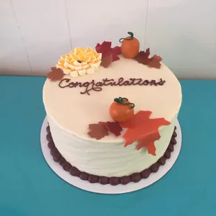 Fall Baby Shower Cake