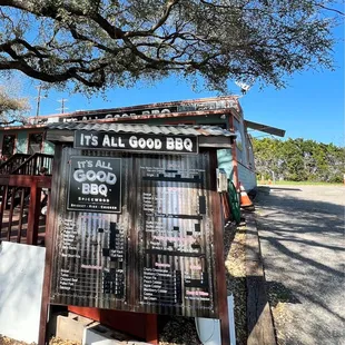 Menu and drive through available.