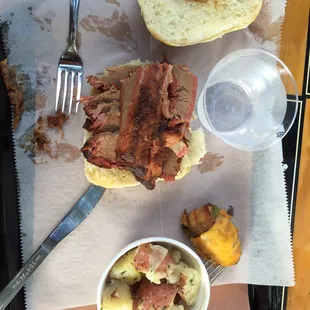 Chop Beef Sandwiches