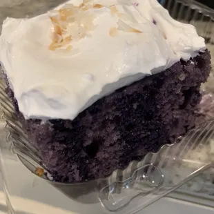 Ube tres leches cake