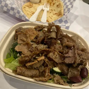 Greek Salad w/Gyro Meat