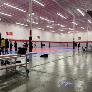 Lots of well kept courts to play on