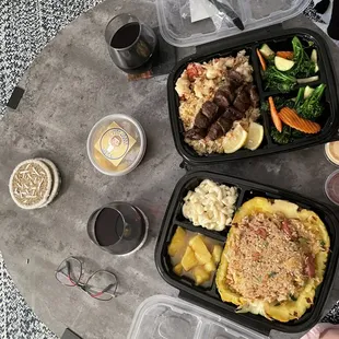 Restaurant style dinner at home