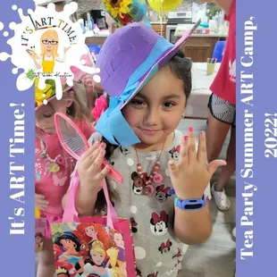 Makeover day in Tea Party Summer ART Camp!!! So fun!!!