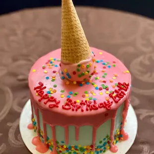 Ice Cream Cone Cake