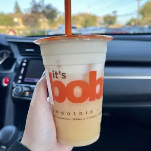 Milk Foam Top Jasmine Tea