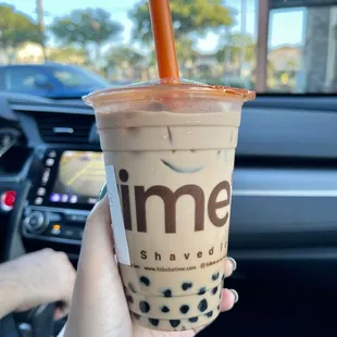 House Milk Tea W/boba
