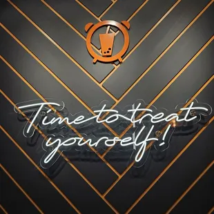 a neon sign that reads time to get yourself