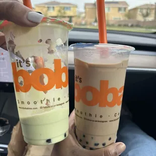 Avocado and milk tea. Forgot to snap the pic earlier lol