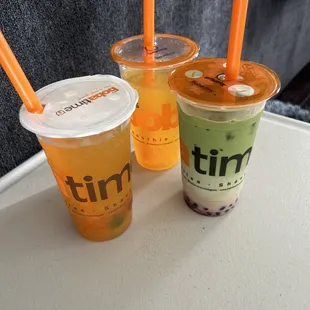 Strawberry Matcha Milk Tea