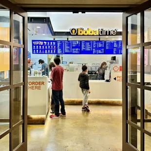 Entrance and inside