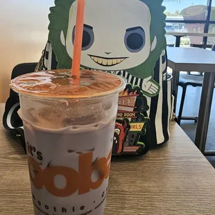 Taro with oat milk (vegan)