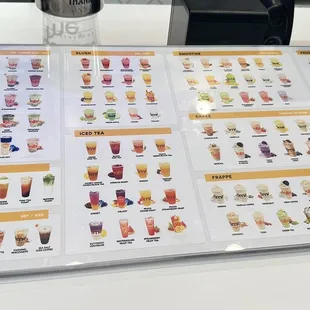 Easy to choose with the picture menu