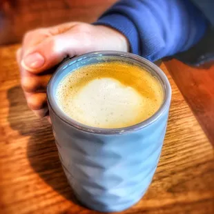 Oat milk flat white.