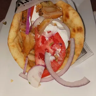 Chicken Gyros Sandwich