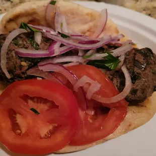 Kabob (lamb  and beef)