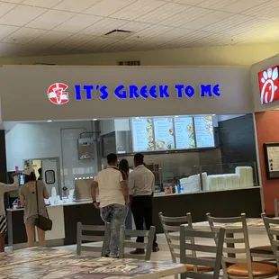 people in a restaurant