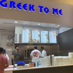 people in a restaurant