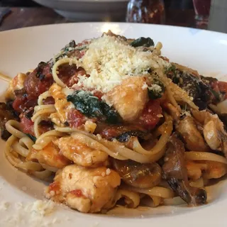 Wild Mushroom Chicken Pasta