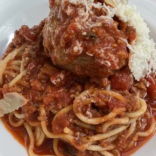 Spaghetti Meatball Bolognese
