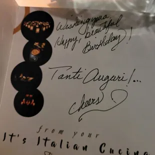 a note from a friend