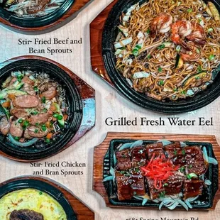 Sizzling Plate List