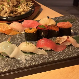 sushi and sashimi, sushi, sashimi, food