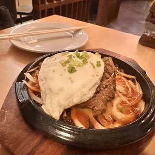 Hambargh & Egg Steak