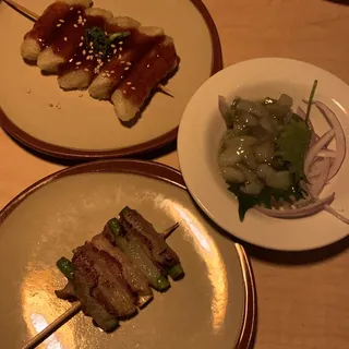 Asparagus Wrap with Bacon Skewer