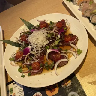 Tuna Tataki Carpaccio