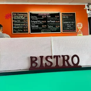 a man sitting at a counter