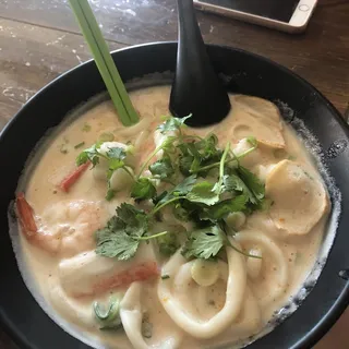Tom Kha Seafood rice Noodle Soup