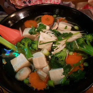 Combo Vegan Pho (tofu,soy chicken, vegetables)