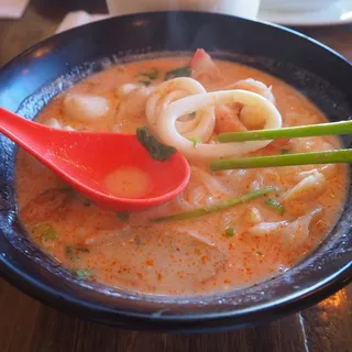 Tom kha Seafood Udon Noodle Soup